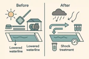 Storm Preparation Pool Hondo TX: Wind, Dust & Post-Storm Cleanup (One Smart Checklist)
