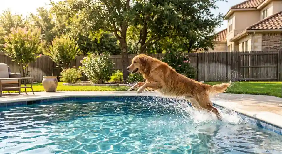 dogs and pools San Antonio TX