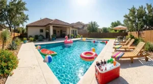 pool party ready in San Antonio TX