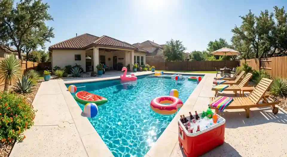 pool party ready in San Antonio TX