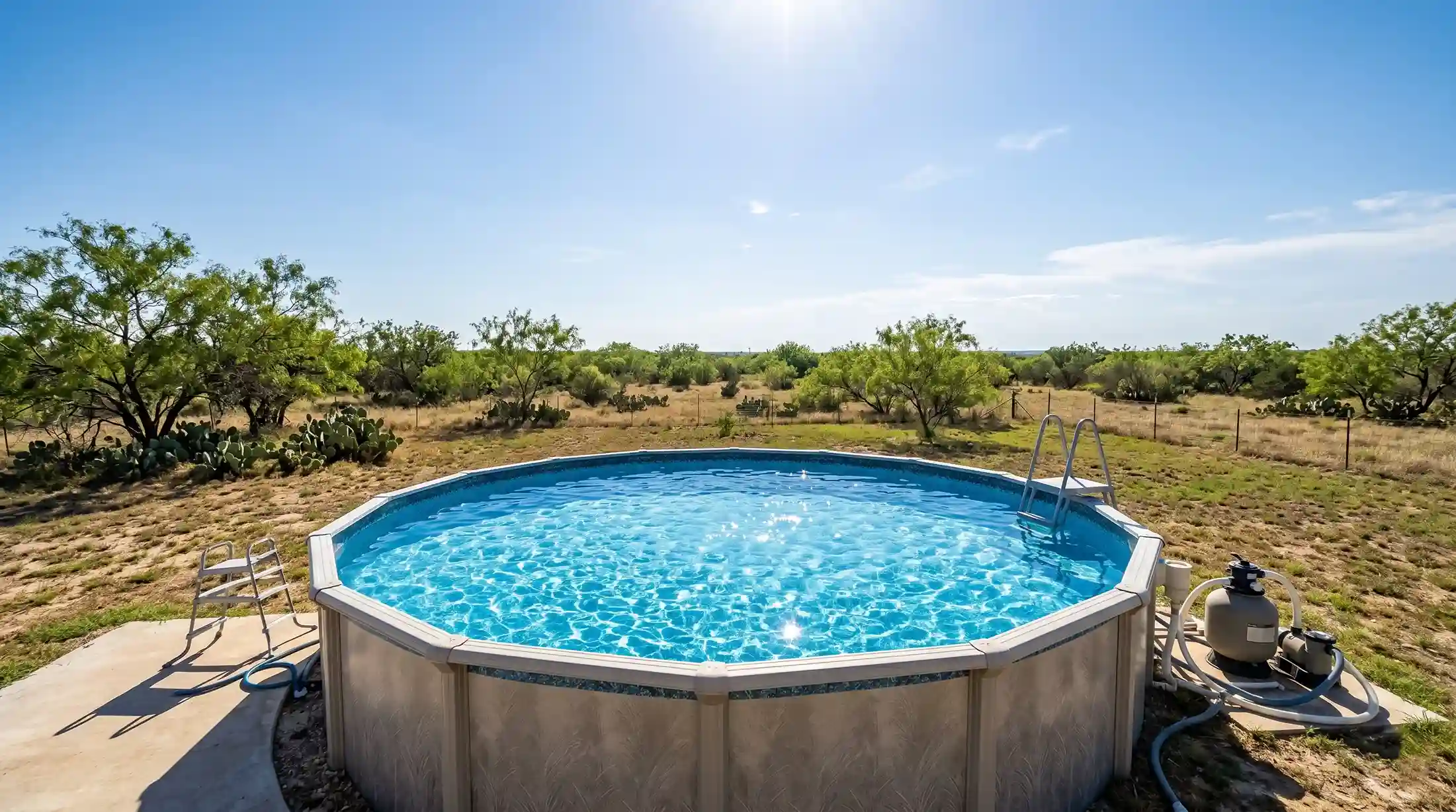 above ground pool maintenance Hondo TX