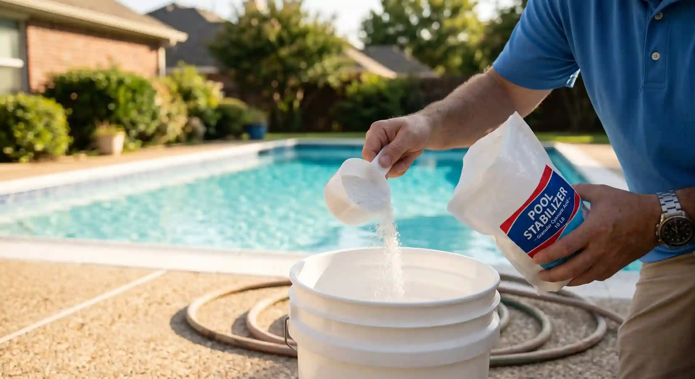 cyanuric acid pool San Antonio TX
