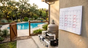 How often should a pool be serviced in San Antonio TX