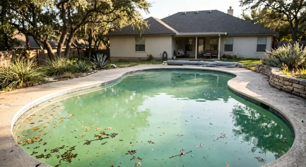 signs pool needs professional cleaning in San Antonio