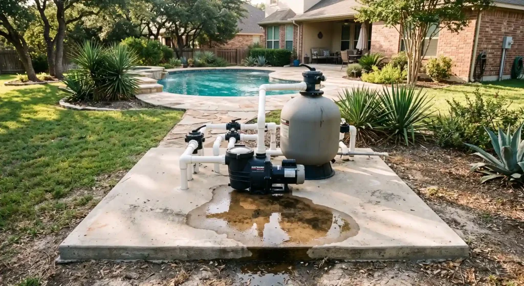 pool pump shaft seal repair