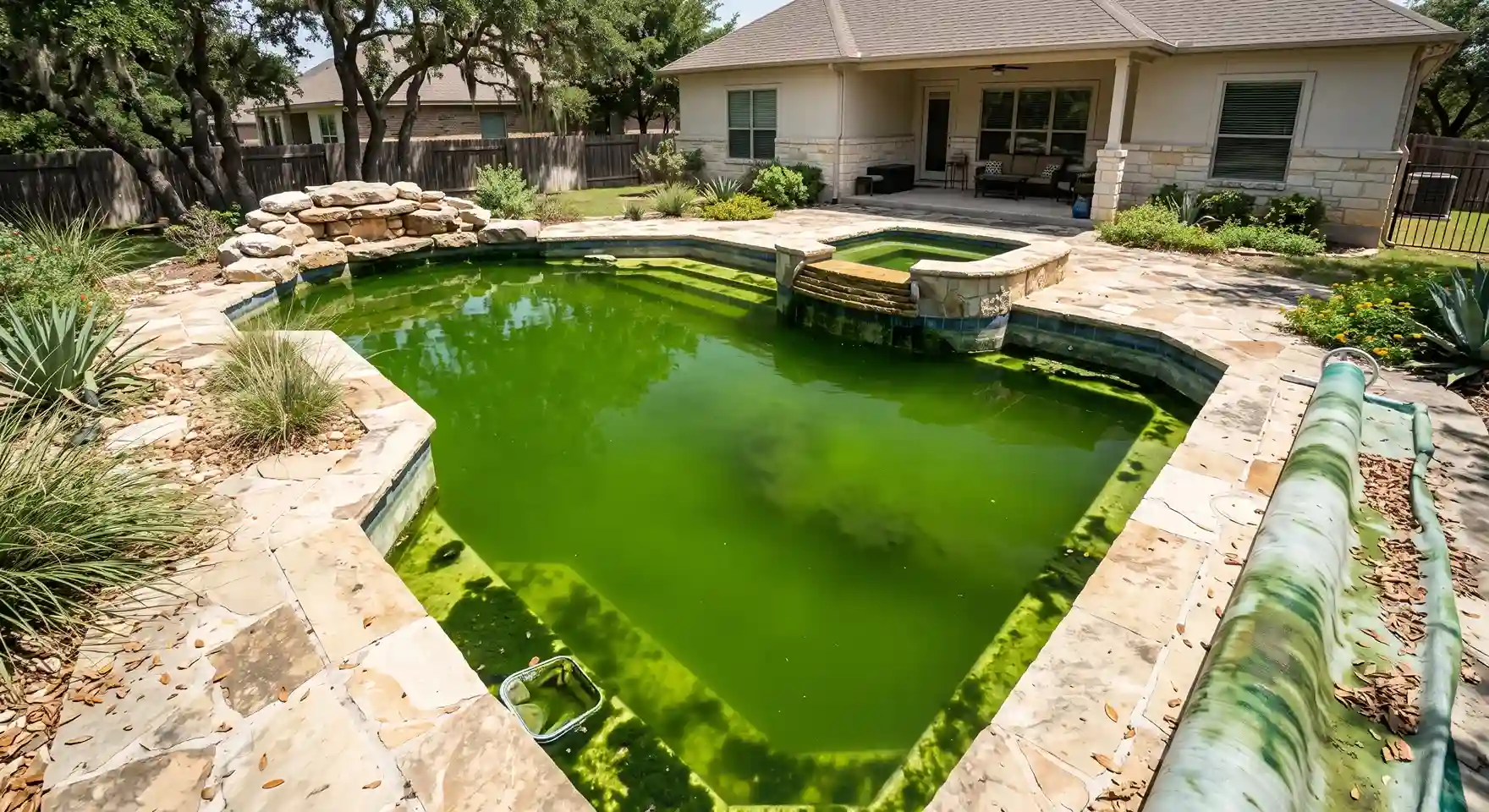 Green pool cleanup San Antonio TX: Fix it fast